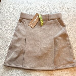OGL Taupe A-Line Skort